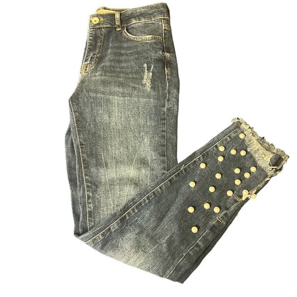 Zara basics jeans high rise size 2 - Picture 1 of 6